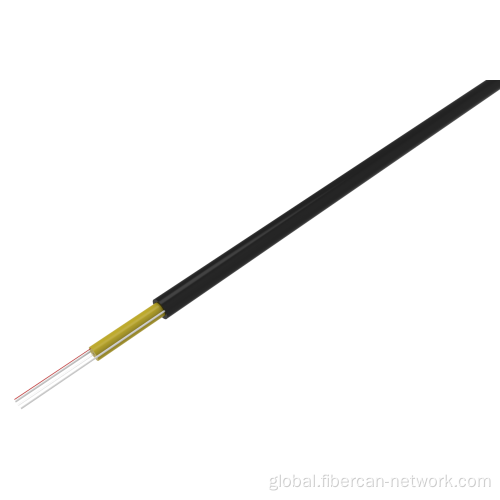 Drop Cable Single Jacket Fiber Optic Drop Cable With FRP Manufactory